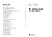 book La Democracia y sus Criticos