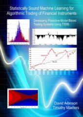 book Statistically sound machine learning for algorithmic trading of financial instruments