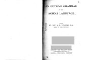 book An Outline Grammar of the Acholi Language