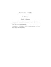 book Divisors and Sandpiles