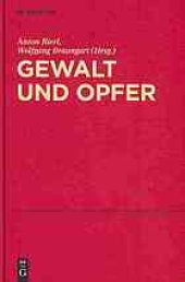 book Gewalt und Opfer : im Dialog mit Walter Burkert