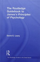 book The Routledge Guidebook to James’s Principles of Psychology