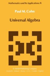 book Universal Algebra