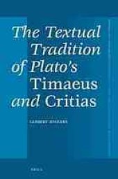 book The Textual Tradition of Plato’s Timaeus and Critias