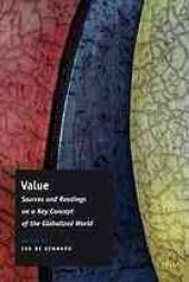 book Value: Source and Readings on a Key Concept of the Globalized World