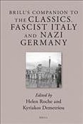 book Brill’s companion to the classics, fascist Italy and nazi Germany