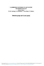 book Reflection Groups and Coxeter Groups