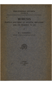 book Mimesis: Plato's Doctrine of Artistic Imitation and Its Meaning to Us