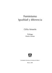 book Feminismo, Igualdad y diferencia.