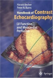 book Handbook of Contrast Echocardiography: Left Ventricular Function and Myocardial Perfusion