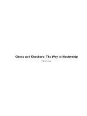 book Chess and Checkers - The Way to Mastership