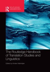 book The Routledge handbook of translation studies and linguistics