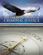 book The American System of Criminal Justice