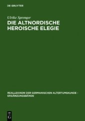 book Die altnordische Heroische Elegie