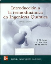 book Introducción a la termodinámica en ingeniería química