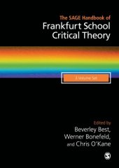 book The SAGE Handbook of Frankfurt School Critical Theory. 3 volume set