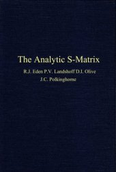 book The Analytic S-Matrix