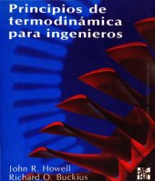 book Principios de termodinámica para ingeniería [Principios de termodinámica para ingenieros]