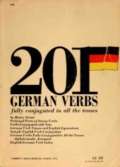 book 201 German verbs fully conjugated in all the tenses, alphabetically arranged