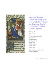 book Interstitial Readings: Selected Proceedings of the Newberry Library’s Center for Renaissance Studies’ 25th Annual Graduate Student Conference