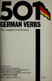 book 501 German verbs fully conjugated in all the tenses, alphabetically arranged