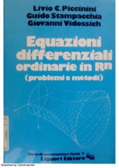 book Equazioni differenziali ordinarie in Rn (problemi e metodi)