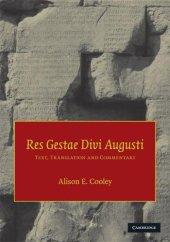 book Res gestae divi Augusti: text, translation, and commentary