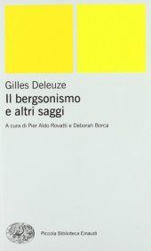 book Il bergsonismo e altri saggi