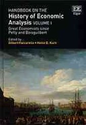 book Handbook on the history of economic analysis.  Volume III, Developments in major fields of economics