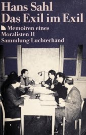 book Das Exil im Exil. Memoiren eines Moralisten II