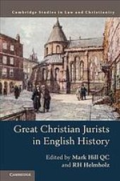 book Great Christian jurists in English history