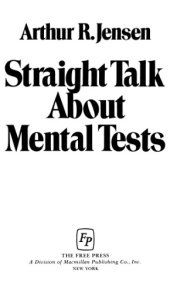 book Straight Talk about Mental Tests