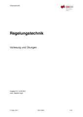 book Regelungstechnik - Vorlesung und Übungen