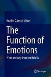 book The Function of Emotions: When and Why Emotions Help Us