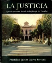 book La Justicia (Apuntes para una historia de la filosofía del Derecho)