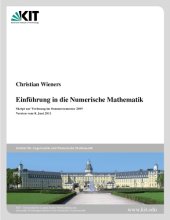 book Einführung in die Numerische Mathematik