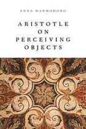 book Aristotle on perceiving objects