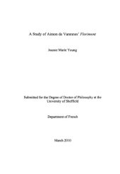 book A Study of Aimon de Varennes’ Florimont