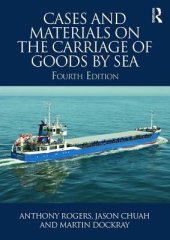 book Cases and Materials on the Carriage of Goods by Sea