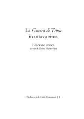 book La Guerra di Troia in ottava rima : Edizione critica