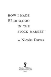 book How I Made $2,000,000 in the Stock Market