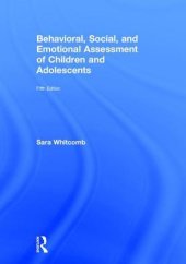 book Behavioral, Social, and Emotional Assessment of Children and Adolescents