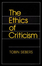 book The Ethics of Criticism