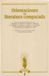 book Orientaciones en literatura comparada