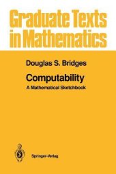 book Computability: A Mathematical Sketchbook