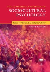 book Cambridge handbook of sociocultural psychology