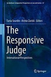 book The responsive judge : international perspectives