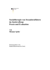 book Sozialtherapie von Sexualstraftätern im Justizvollzug: Praxis und Evaluation