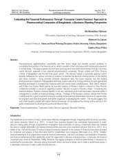 book Evaluating the Financial Performance Through ‘Consumer Centric Decision’ Approach in Pharmaceutical Companies of Bangladesh: a Business Planning Perspective [article]