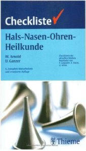 book Checkliste Hals-Nasen-Ohren-Heilkunde : 25 Tabellen